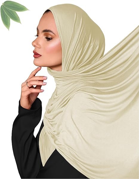 NAJD- Viscose Jersey Hijab Cream