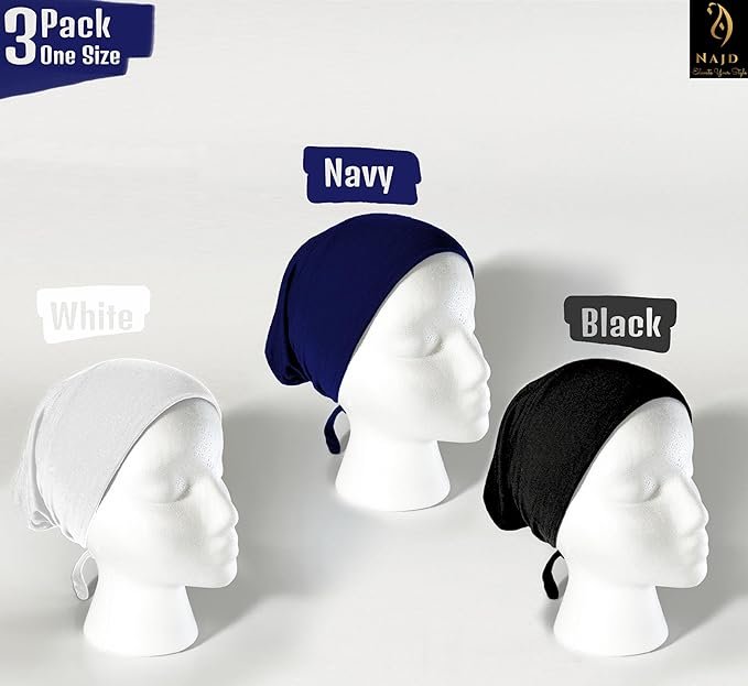 Under Scarf Hijab Caps For Women Grey