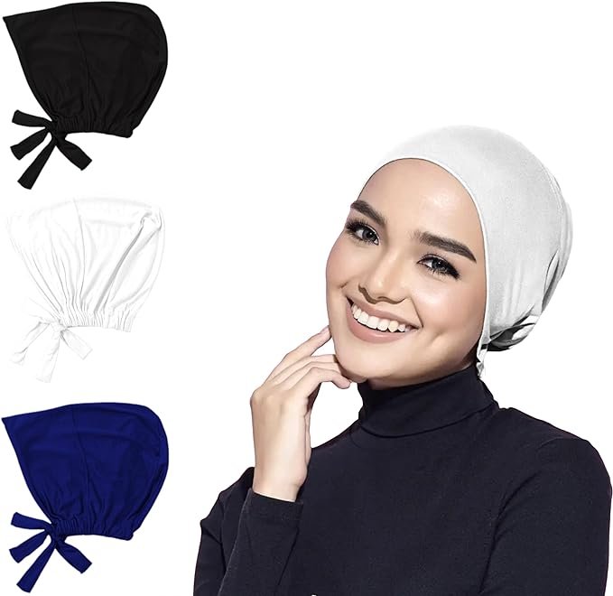 Under Scarf Hijab Caps For Women Grey