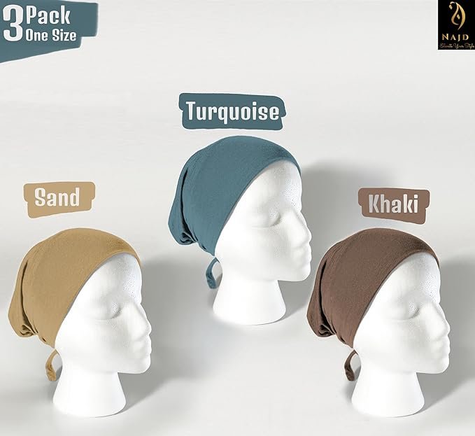 Under Scarf Hijab Caps For Women sand